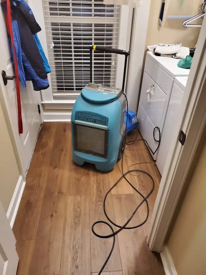 Commercial dehumidifier deployed for Flood Damage Cleanup in Gallup