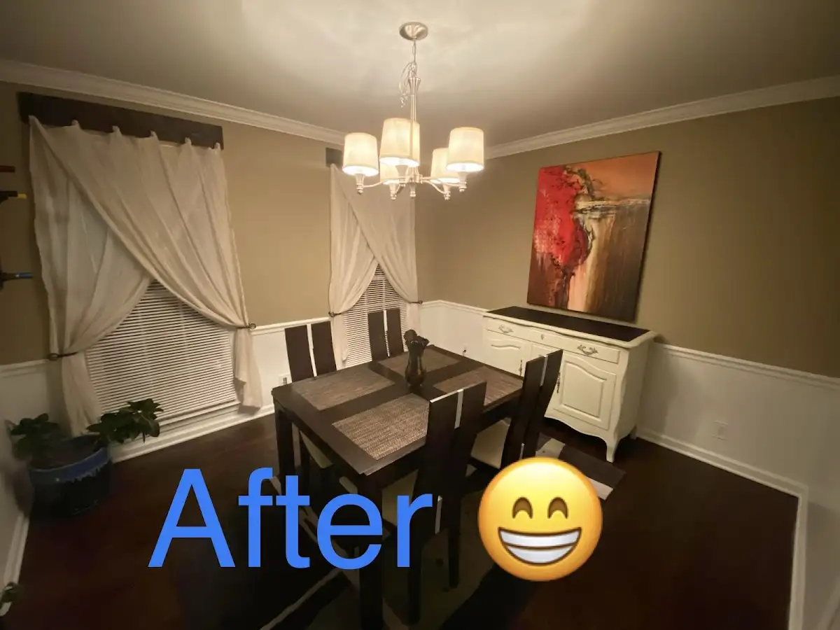 Professional dining room restoration after water damage in Gallup